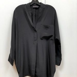 HATCH Black Silk Tunic